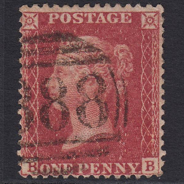 GB QV 1857 1d Rose-red (Plate 36) SG40-C10(1) BB FU