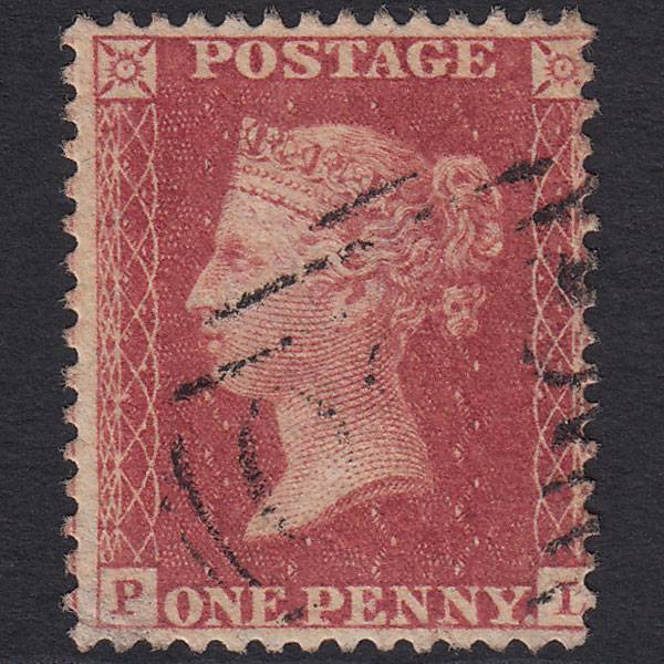 GB QV 1857 1d Rose-red (Plate 48) SG40-C10(1) PL GU Light Cancel
