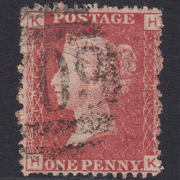 GB QV 1864 1d Rose-red (Plate 191) SG43-G1(1) HK FU Poor Perforation