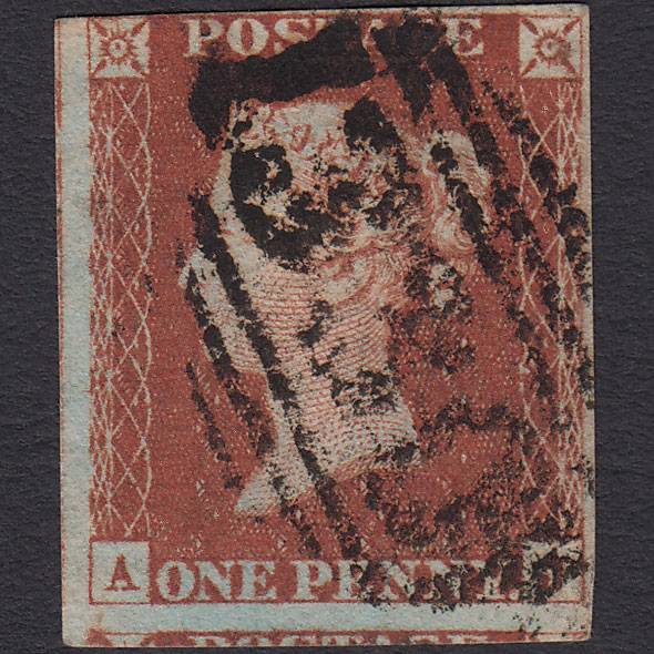 GB QV 1841 1d Pl 62 SG8-B1(1) AJ FU Missing Imprimatur nr 4M Halifax 330