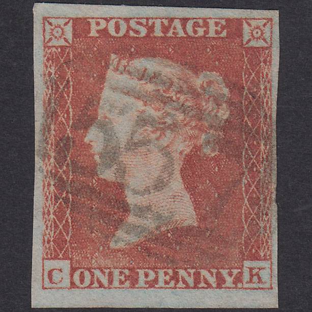GB QV 1841 1d Pl 161 SG8-B2(1) CK VFU 4 Good To Huge Margins Newmarket 557